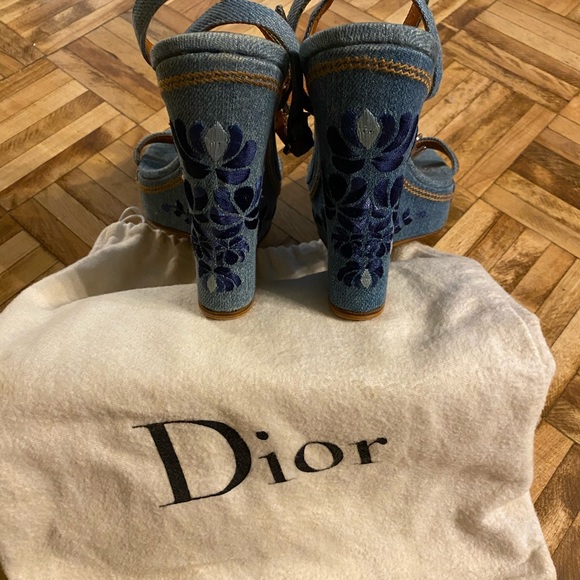 Christian Dior Couture Jean Platform Wedge - Picture 5 of 6